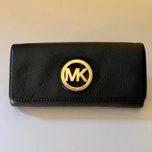 Michael Kors Black Leather Wallet